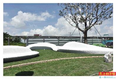 国内首个3D打印景观广场落地大空港(图2)